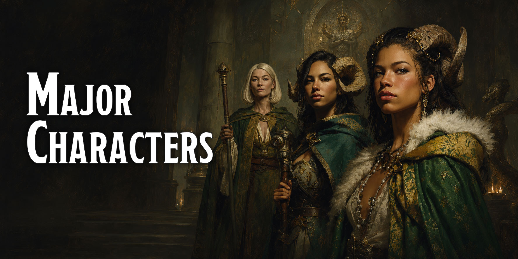 major characters in aranthaes